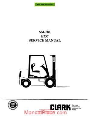 clark sm 581 service manual page 1