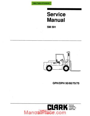 clark sm 591 service manual page 1