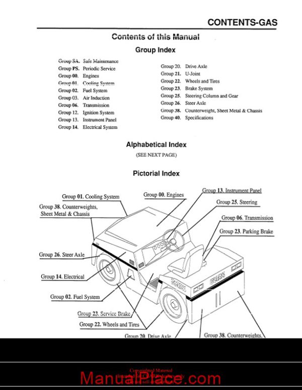 clark sm 607g service manual page 4