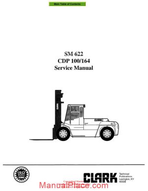 clark sm 622 service manual page 1