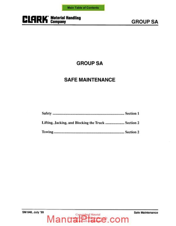 clark sm 648 service manual page 4