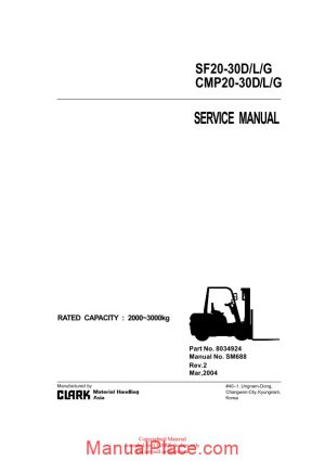 clark sm 688 service manual page 1