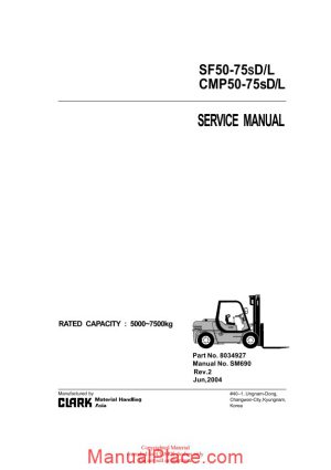 clark sm 690 service manual page 1