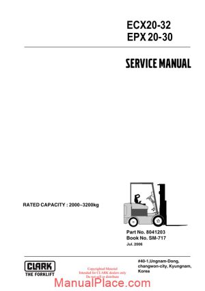 clark sm 717 service manual page 1