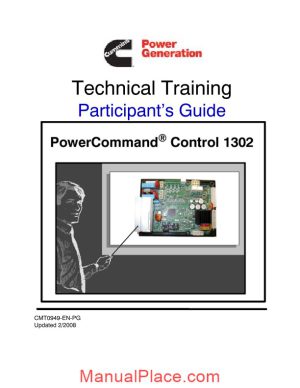 cummins 1302 power command technial training page 1
