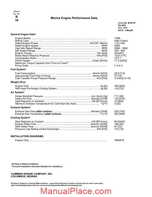 cummins all series engine specifications page 3