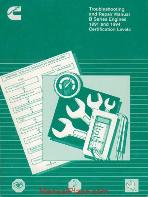 cummins b series 1991 and 1994 troubleshooting repair manual page 1