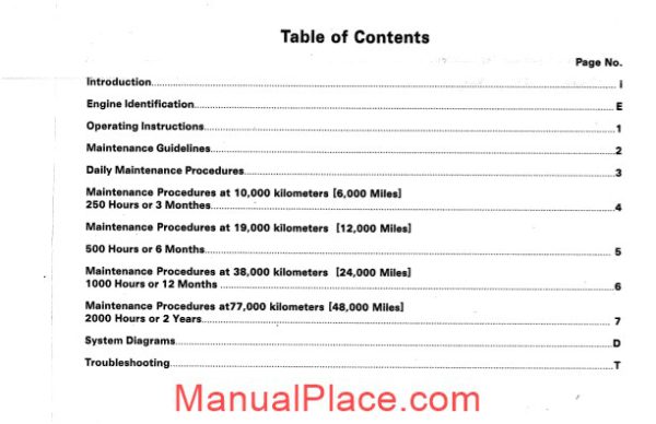 cummins b series engines operation and maintenance manual page 3