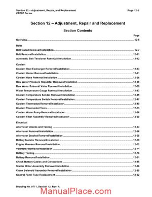 cummins engine 8 3l adjustment repair and replacement page 1