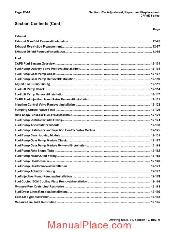 cummins engine 8 3l adjustment repair and replacement page 2