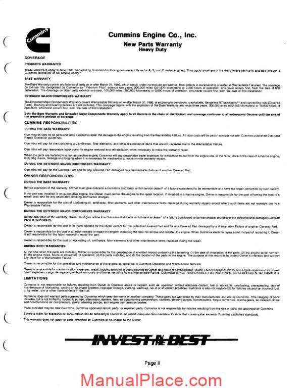 cummins engine l270 l270b page 3