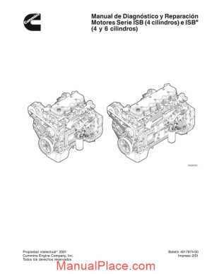 cummins isb 4 6 cili diagnostico y reparacion cummins motor page 1