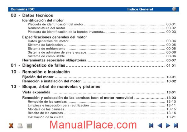 cummins isc engine workshop manual page 2