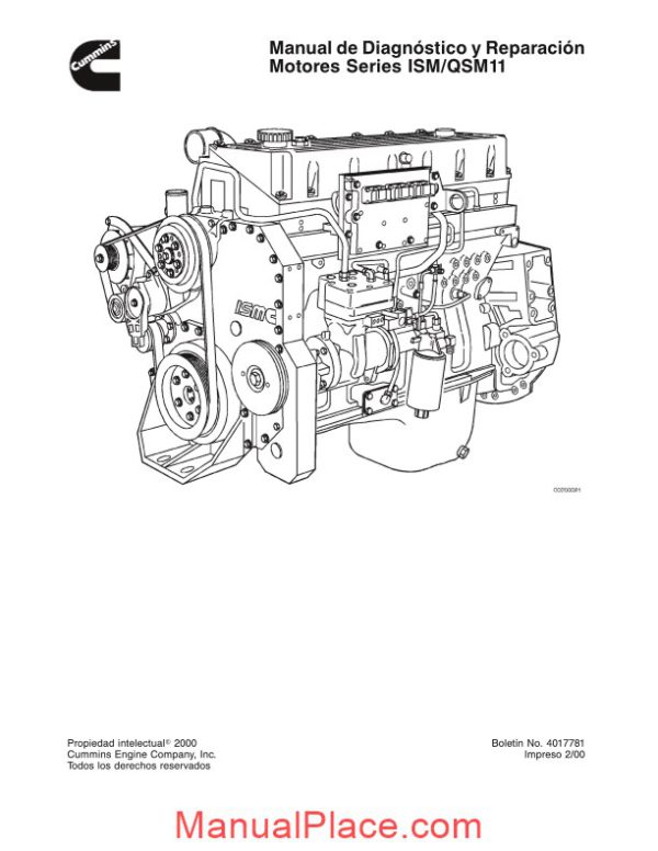 cummins ism qsm11 series engine repair manual page 1