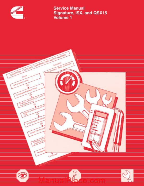 cummins isx and qsx 15 volume 1 service manual page 1