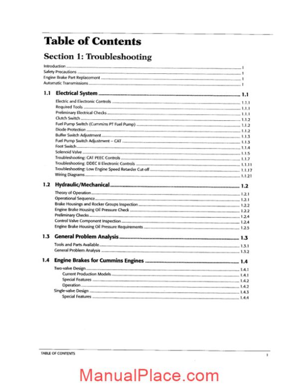 cummins jacobs brake troubleshooting guide page 2