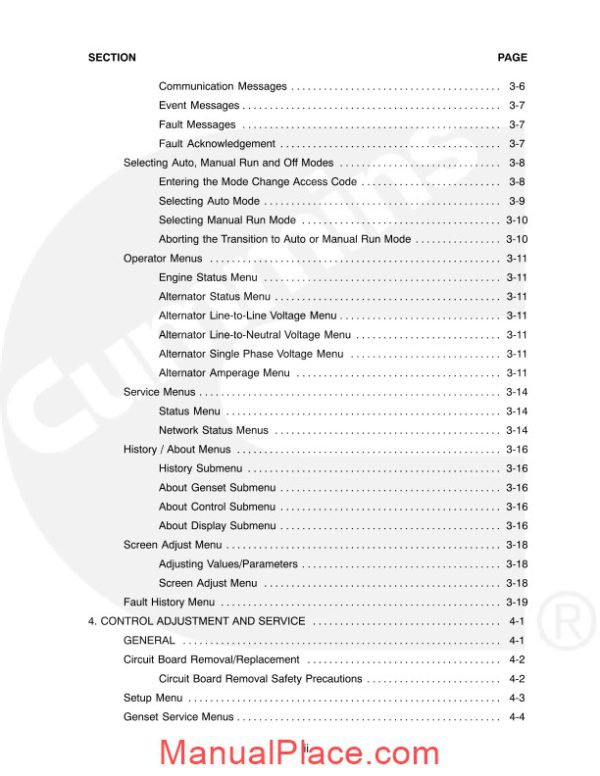 cummins power generation 1301 service manual page 4