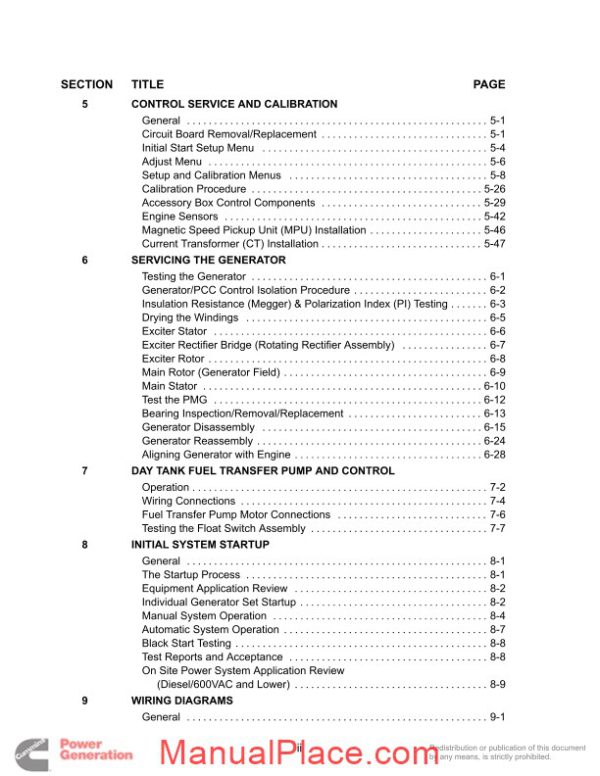 cummins power generation pcc3100 operation service manual page 4