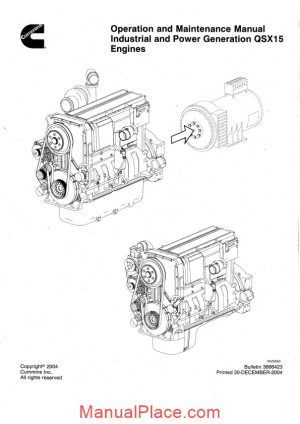 cummins qsm11 engine service manual page 1