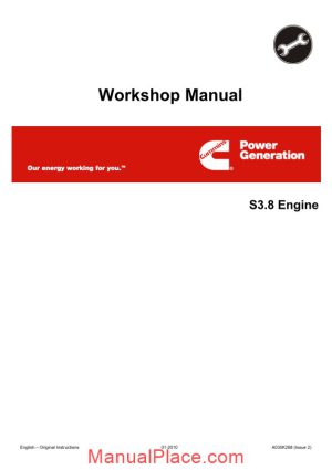 cummins s3 8 engine workshop manual page 1