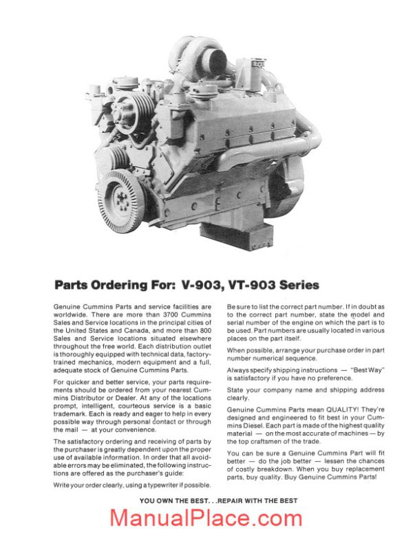 cummins v903 series parts catalog page 4