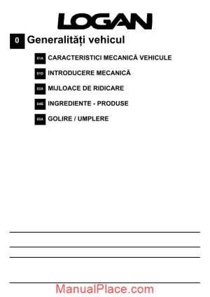 dacia logan l90 manual service manual ro page 1