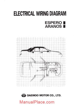 daewoo espero aranos automotive electrical wiring diagram page 1