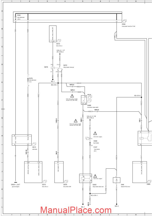 daf xf cf euro 4 5 electrical wiring diagram page 2