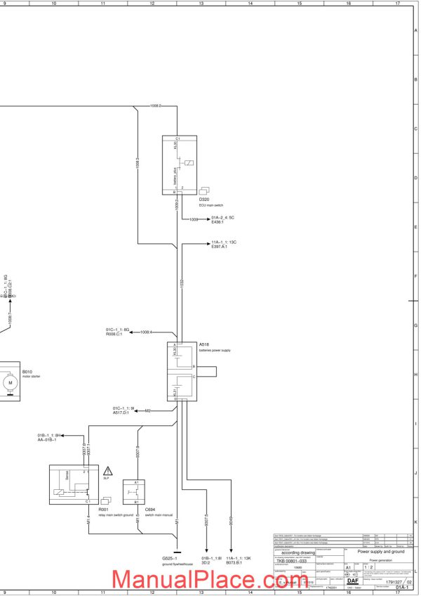 daf xf cf euro 4 5 electrical wiring diagram page 3