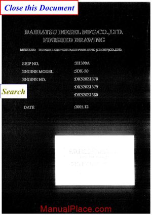 daihatsu 5dk 20 m 33 diesel generator engine manual page 1