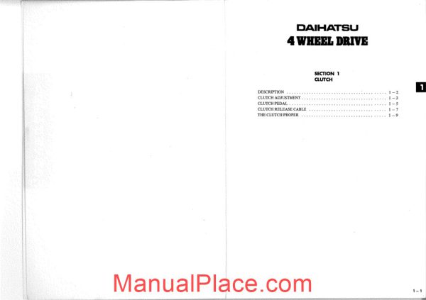 daihatsu f50 workshop manual page 3