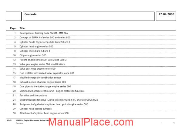 daimler chrysler nm5m engine mechanics series 500 page 3