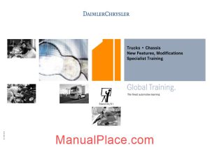 daimler chrysler theory practical driving trucks chassis specialist training page 1