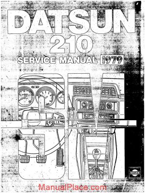 datsun 210 1979 service manual page 1