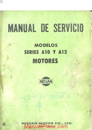 datsun a12 and a10 workshop manual spanish page 1