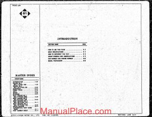 datsun parts microfiche series 510 model 1600 page 1