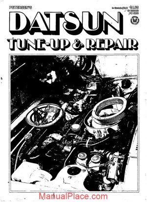 datsun tune up repair page 1