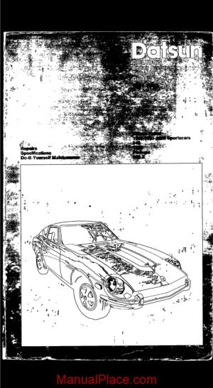 datsun tuneup repair 1961 72 page 1