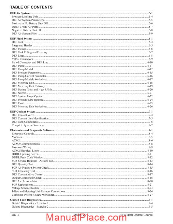 detroit 2010 scr ilt class student guide page 2