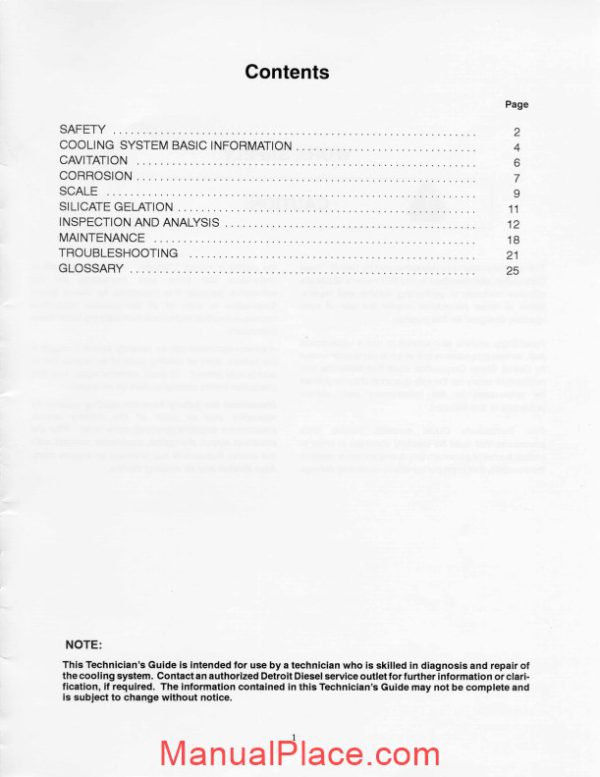 detroit diesel cooling system technicians guide page 3