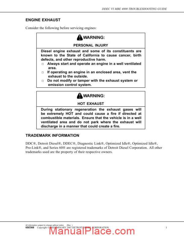 detroit diesel ddec vi troubleshooting guide mbe4000 6se568 page 3