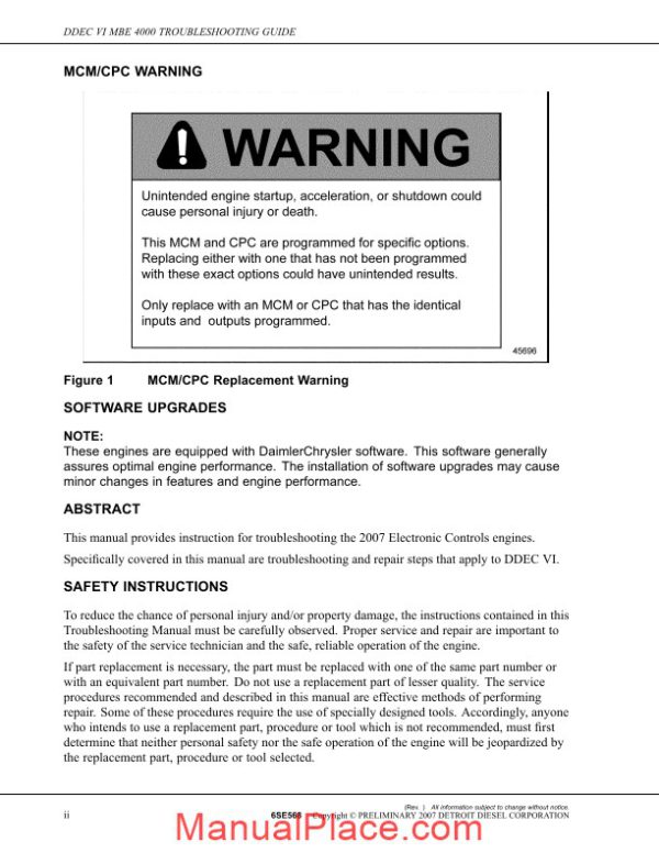 detroit diesel ddec vi troubleshooting guide mbe4000 6se568 page 4