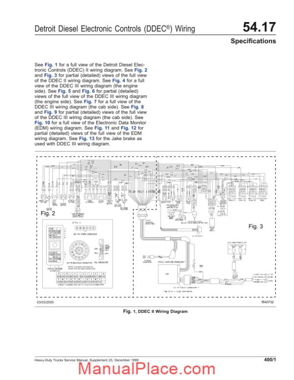 detroit diesel electronic controls ddec wiring page 1