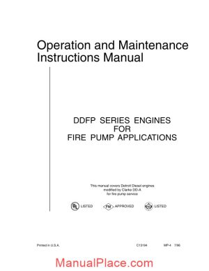 detroit diesel engines manual page 1