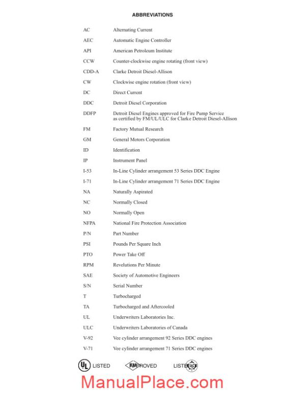 detroit diesel engines manual page 2