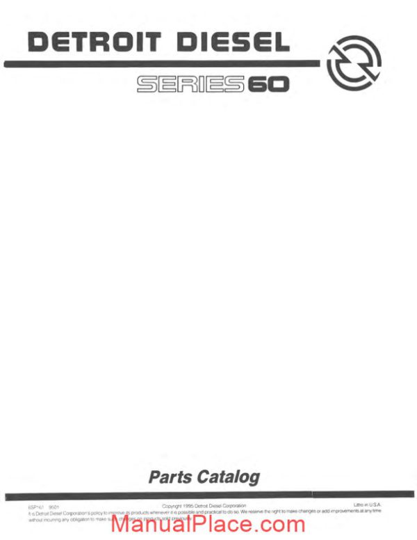 detroit diesel series 60 parts catalog page 1