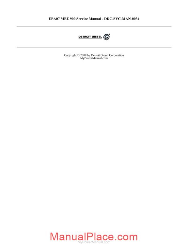 detroit epa07 mbe 900 service manual page 1