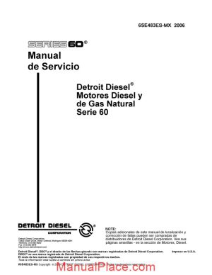 detroit series s60 service manual espanol page 1
