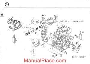 deutz 1011f engine parts diagram page 1