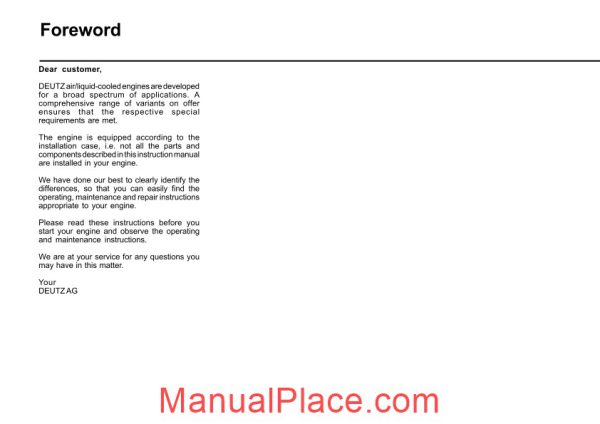 deutz 2008 2009 operation manual page 4